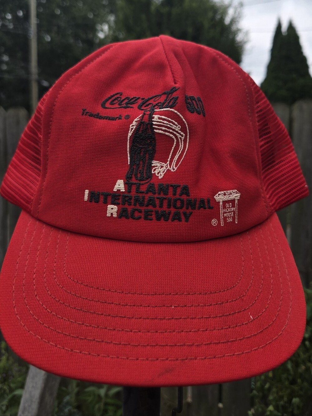 Vintage Coca-Cola 500 Atlanta International Raceway Mesh Trucker Hat